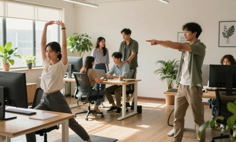 kesehatan jasmani pekerja kantor